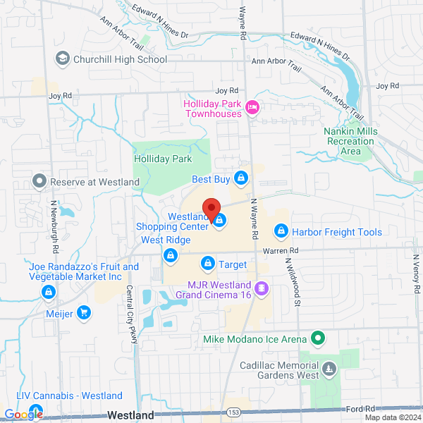 Map of the area